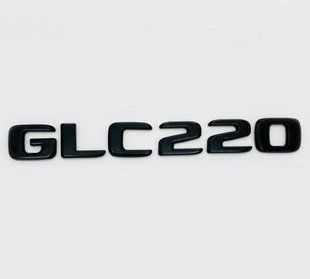 Автологотип емблема напис Mercedes GLC220 Black Package чорний глянець 408752 фото