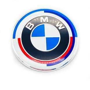 Емблема на кришку багажника BMW M's 50th ювілейний 74мм 408856 фото