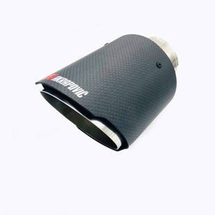 Насадка на глушник Akrapovic 63-102mm матовый карбон 320534 фото