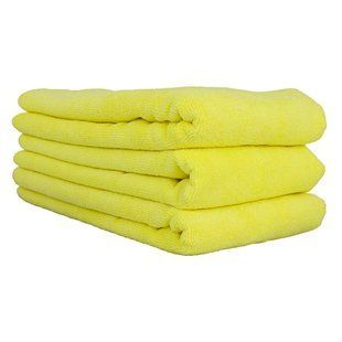 Мікрофібровий рушник Chemical Guys Workhorse Professional Grade Microfiber Towel Yellow 60 x 40 см 408561 фото