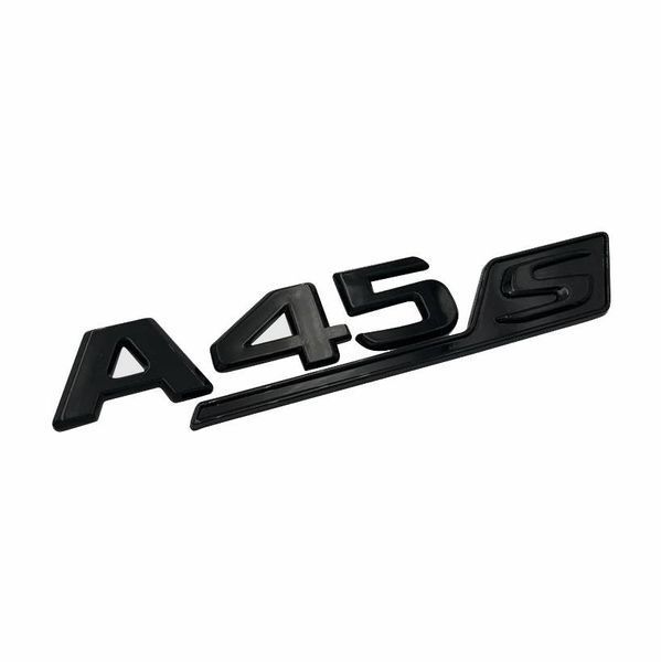 Автологотип емблема напис Mercedes A45s Black чорний глянець 416787 фото Автологотип емблема напис Mercedes A45s Black чорний глянець 416787 фото
