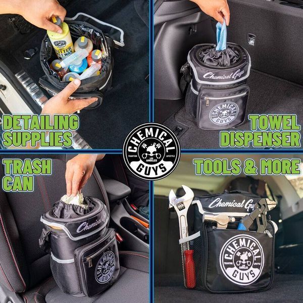 Сумка органайзер Chemical Guys The Dumpy Universal Storage Bin and Car Trash Can 408613 фото Сумка органайзер Chemical Guys The Dumpy Universal Storage Bin and Car Trash Can 408613 фото