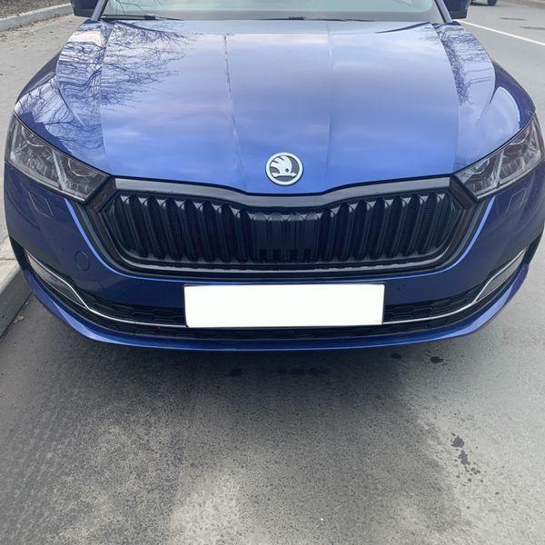 Рамка решетки радиатора на Skoda Octavia A8 2020-5E3853761AF9R 418629 фото