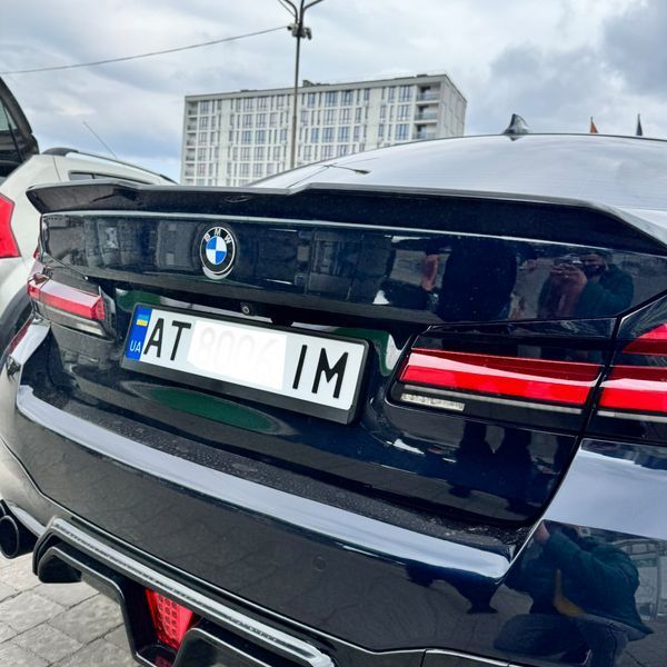 Спойлер на BMW 5 G30 2017-2022 M5 CS Style чорний глянець 431164 фото