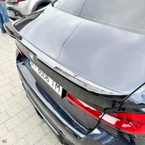 Спойлер на BMW 5 G30 2017-2022 M5 CS Style чорний глянець 431164 фото