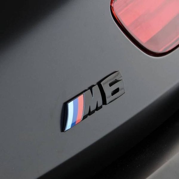 Автологотип шильдик эмблема надпись BMW M6 Black Shadow Edition глянец на крышку багажника 409093 фото