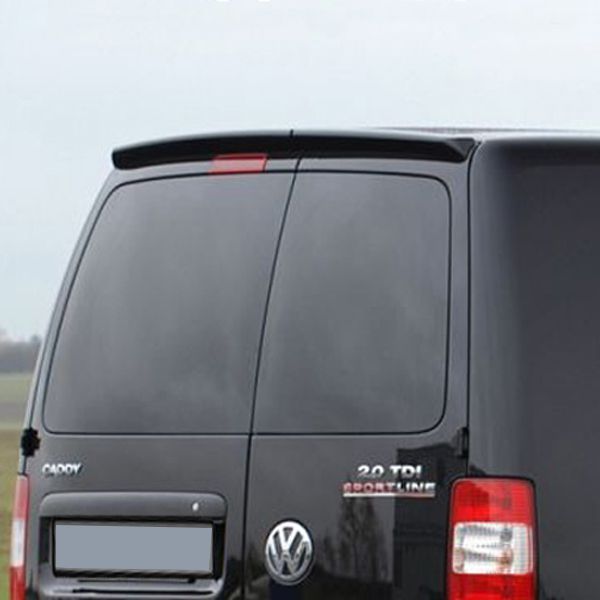 Спойлер на VW Caddy 2004-2020 чорний глянець 2 дверки 522494 фото