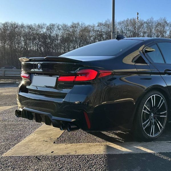Спойлер на BMW 5 G30 2017-2022 M5 CS Style чорний глянець 431164 фото