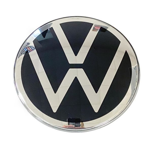 Эмблема в решетку радиатора Volkswagen Touareg 2018-760853601E под дистроник 521666 фото