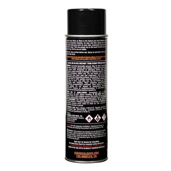 Пропитка аэрозольная для пластика Chemical Guys Black On Black Instant Shine 409718 фото Пропитка аэрозольная для пластика Chemical Guys Black On Black Instant Shine 409718 фото