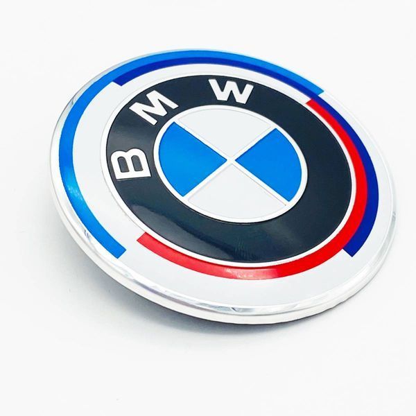 Емблема на кришку багажника BMW M's 50th ювілейний 74мм 408856 фото