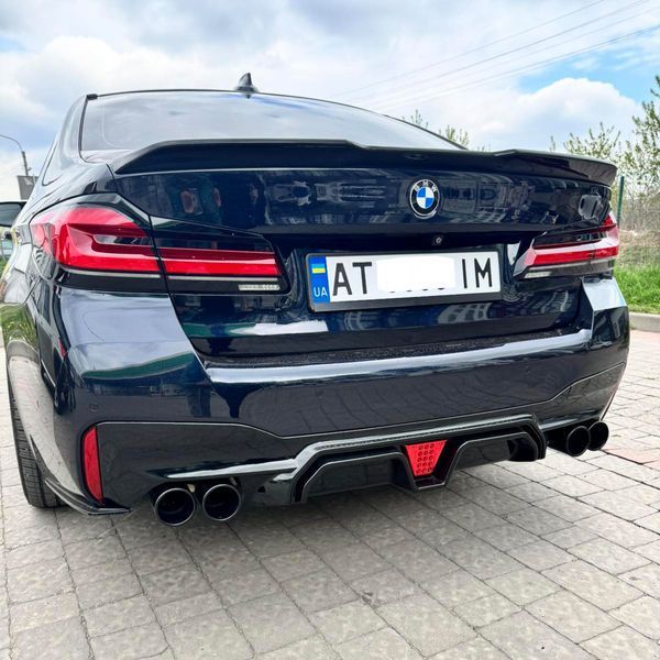 Спойлер на BMW 5 G30 2017-2022 M5 CS Style чорний глянець 431164 фото