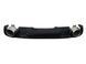 Диффузор (заднего бампера) Full Black/Chrome Pipe (в стиле RS4) V3 S-Line на Audi A4 B9 2015-2019 года 21362 фото 2