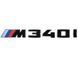Автологотип емблема напис BMW M340i Black Shadow Edition 418067 фото 1