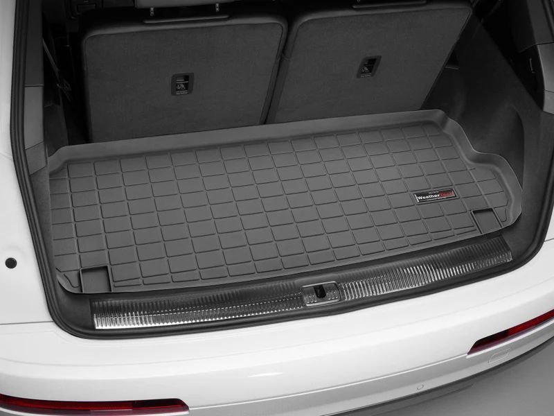 Килимок у багажник для Audi Q7 2015- чорний 7 місць WeatherTech 40888 141843 фото