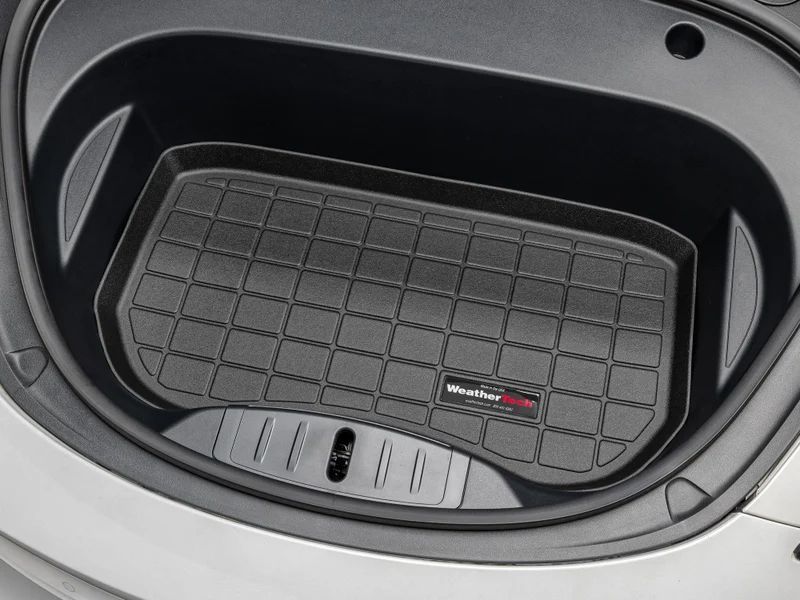Коврик в багажник для Tesla Model 3 2020-2023 передний черный WeatherTech 401396 317318 фото