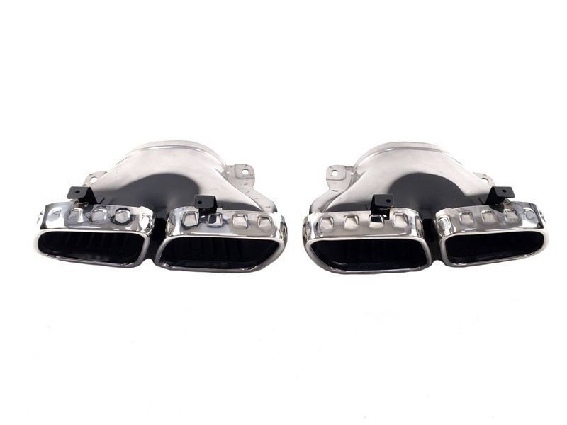 Диффузор (заднего бампера) Silver Black / Chrome Pipe (стиль GLE63 AMG) на Mercedes GLE-class Coupe C167 2019-2023 428471 фото Диффузор (заднего бампера) Silver Black / Chrome Pipe (стиль GLE63 AMG) на Mercedes GLE-class Coupe C167 2019-2023 428471 фото