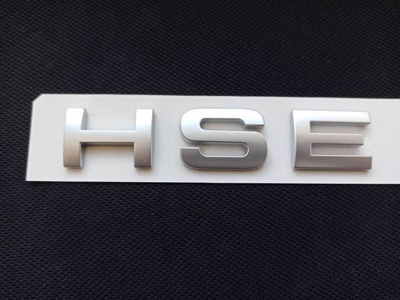 Автологотип шильдик эмблема надпись Land Rover HSE 111мм серый мат 174128 фото