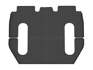 3D коврики для Tesla Model X 2021- черные 2+3 ряд WeatherTech 4416822 356668 фото
