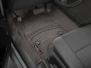3D килимки для Cadillac Escalade, Chevrolet Silverado, Suburban, Tahoe, GMC Yukon 2015- какао передні WeatherTech 476071 46255 фото