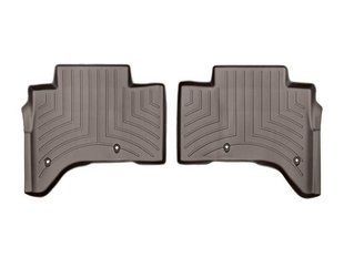 3D килимки для Land Rover Range Rover 2013- with console какао задні WeatherTech 474802 98231 фото