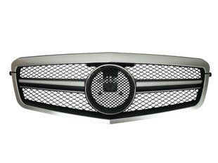 Решітка радіатора на Mercedes E-class W212 2009-2013 SL Silver 430751 фото