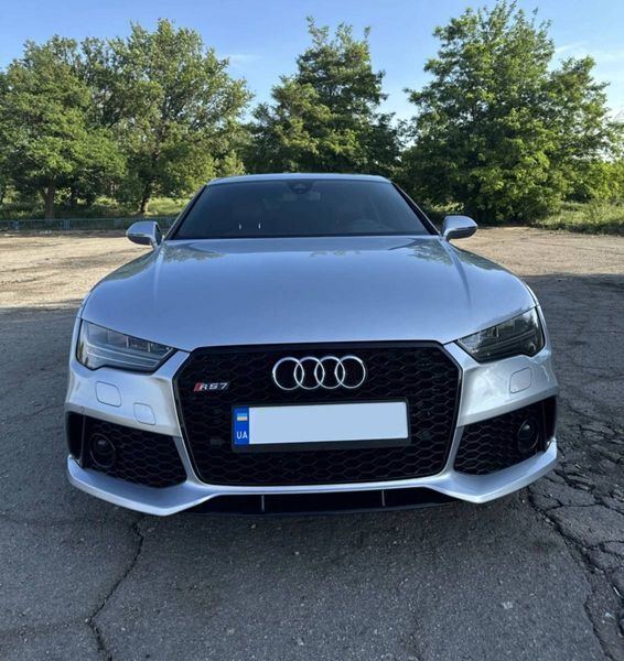 Передний бампер на Audi A7 2014-2017 в стиле RS7 429861 фото