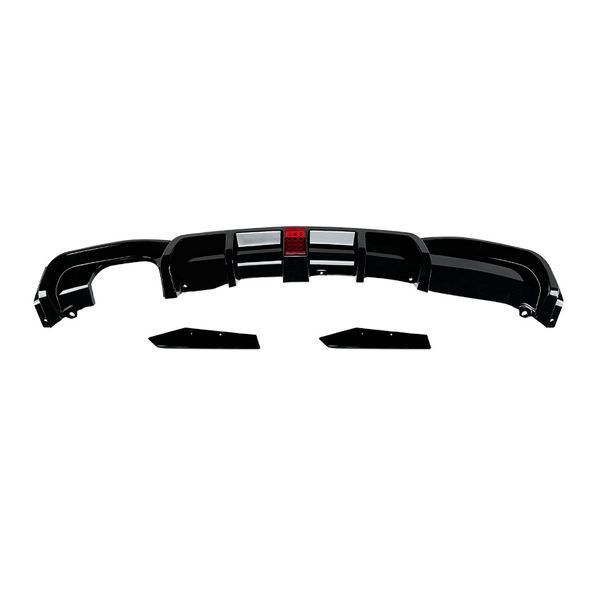 Дифузор заднього бампера на BMW 3 F30, F31 2011-2018 M-Paket LED + елерони 523622 фото