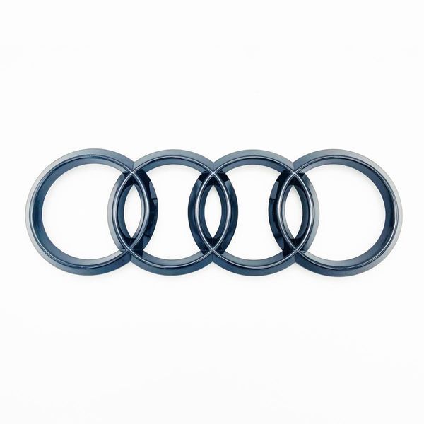 Автологотип черная эмблема Audi A6 C7 2010-2014 Black Edition в решетку радиатора 4K5853601 232871 фото