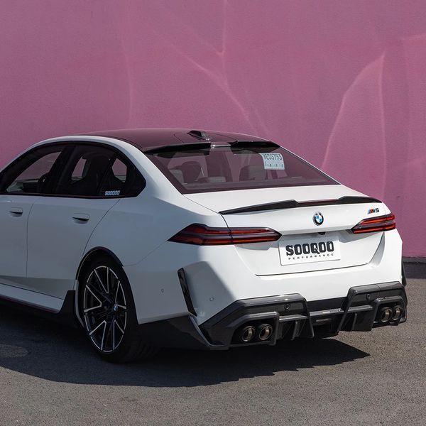 Спойлер ( Карбон ) V2 на BMW M5 G90 / G99 2024-2026 года 522406 фото