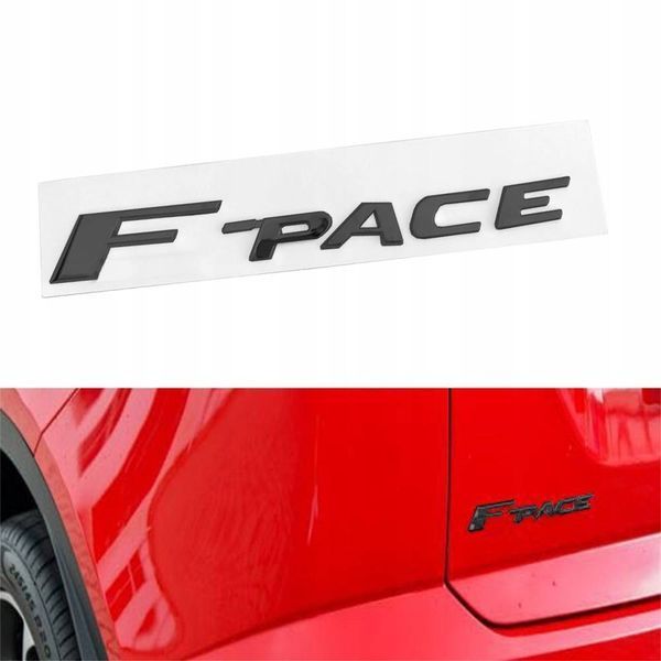 Автологотип емблема напис Jaguar F-PACE Black 399963 фото