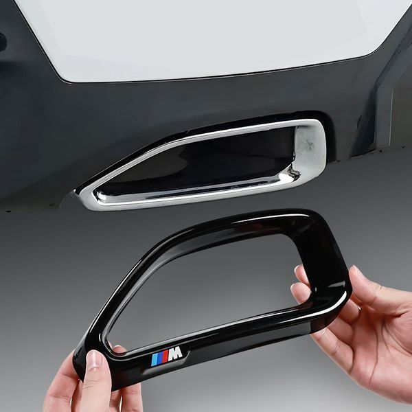 Накладки на вихлоп для BMW 3 Series G20 2018-Чорний глянець M-Paket 522495 фото