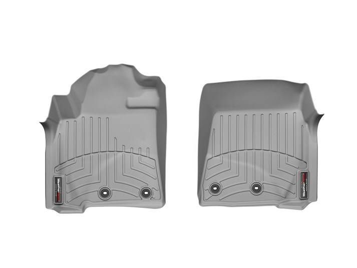 3D килимки для Toyota Land Cruiser 200, Lexus LX 570 2012- сірі передні WeatherTech 464231 46845 фото