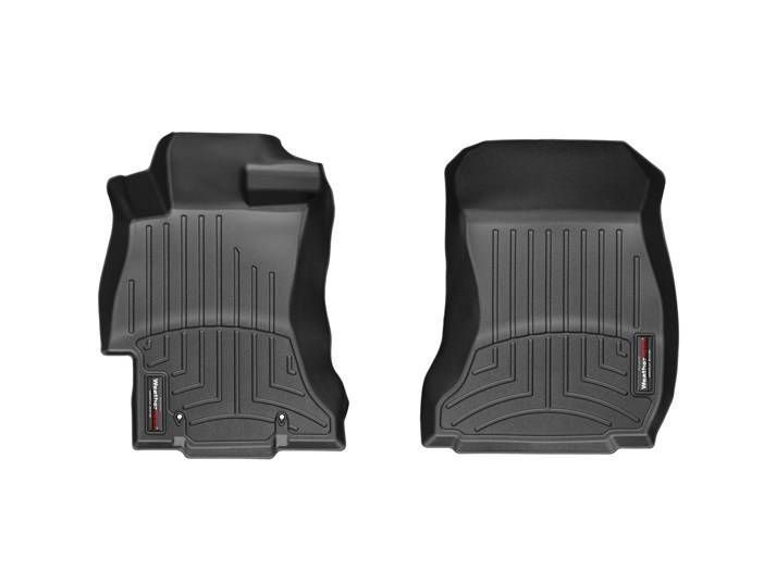 3D коврики для Subaru Impreza, XV, Levorg 2011-2017 черные передние WeatherTech 444391 46727 фото
