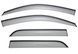 Дефлекторы окон на Mercedes M-class, GLE-class W166 2013- с черным молдингом WELLvisors 3-847MB008 45636 фото 1