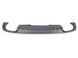 Диффузор (заднего бампера) Silver (в стиле S4 00-00) S-Line на Audi A4 B9 2015-2019 427814 фото 1