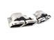 Диффузор (заднего бампера) Chrome Black / Chrome Pipe (стиль AMG C63 2018+) Sedan на Mercedes C-class W205 2014-2018 427836 фото 3