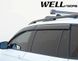Дефлекторы окон на Honda Passport 2019- с черным молдингом WELLvisors 3-847HD043 362420 фото 3