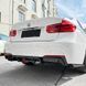 Дифузор заднього бампера на BMW 3 F30, F31 2011-2018 M-Paket LED + елерони 523622 фото 9