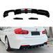 Дифузор заднього бампера на BMW 3 F30, F31 2011-2018 M-Paket LED + елерони 523622 фото 2