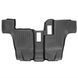 3D килимки для Mercedes GL-class, GLS-class X166 2012- чорні 3 ряд WeatherTech 444013 46599 фото 1