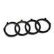 Автологотип емблема чорні кільця Audi A4 B9.5 8W 2020- Black Edition в решітку радіатора 8W0071801 409669 фото 2