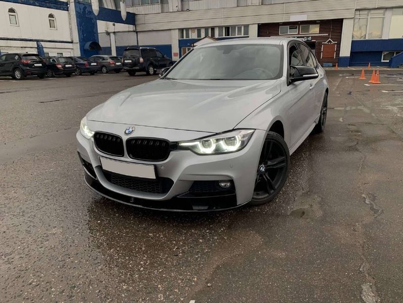 Сплітер переднього бамперу на BMW 3 F30, F31 2011-2018 M-Paket 428425 фото
