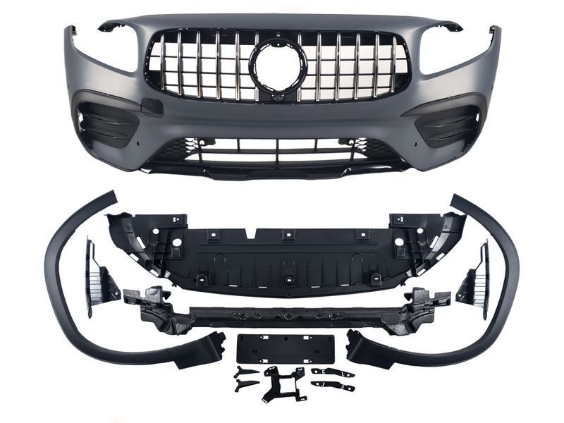 Передний бампер (стиль GLB35 AMG) на Mercedes GLB-class X247 2019-2023 428704 фото