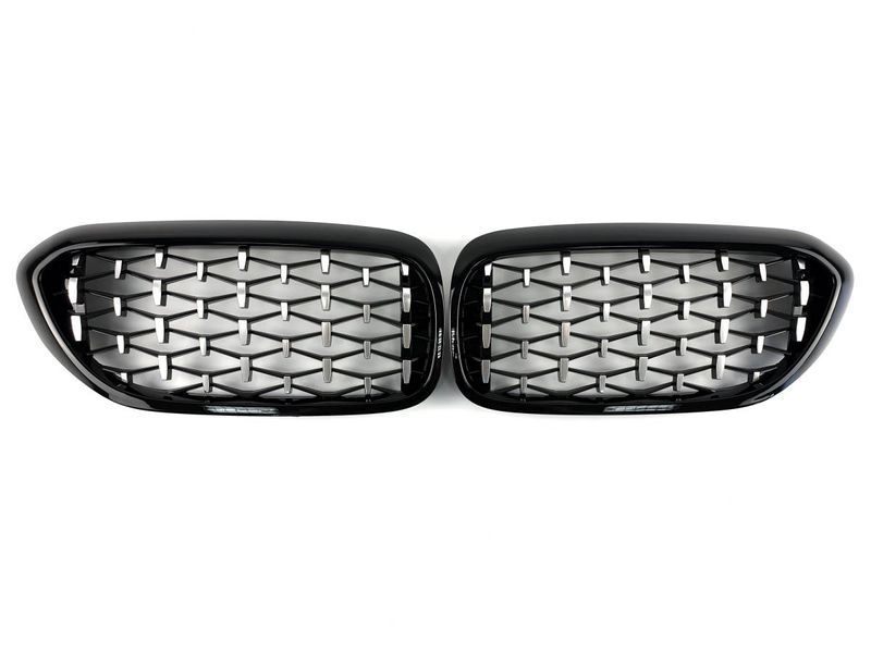 Решітка радіатора на BMW 5 G30, G31 2017-2020 Diamond Silver 429113 фото