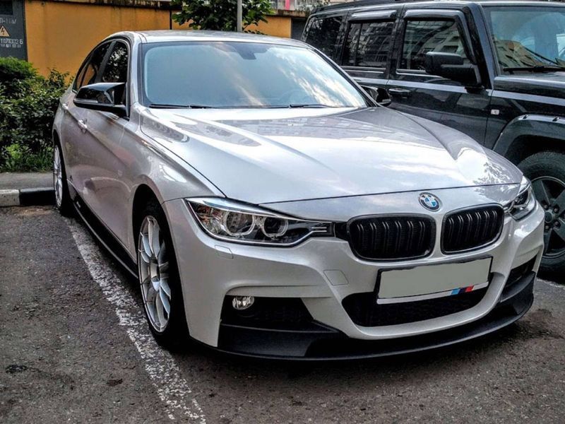 Сплітер переднього бамперу на BMW 3 F30, F31 2011-2018 M-Paket 428425 фото