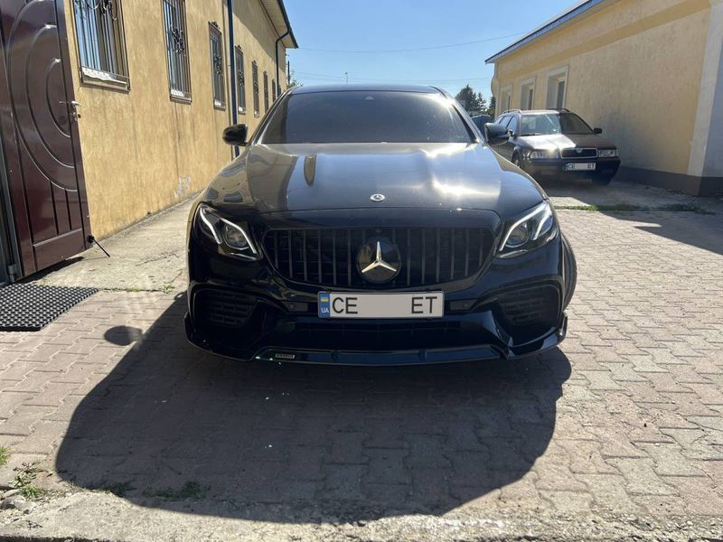 Передній бампер на Mercedes E-class W213 2016-2020 стиль AMG E63S 429835 фото