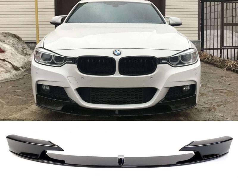 Сплітер переднього бамперу на BMW 3 F30, F31 2011-2018 M-Paket 428425 фото