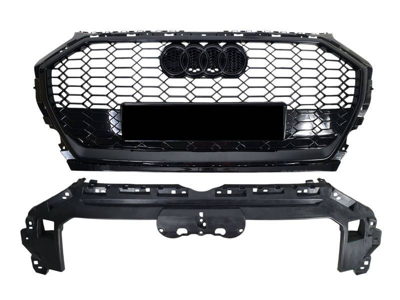 Решітка радіатора на Audi Q5 2020- стиль RSQ5 Black V2 430675 фото Решітка радіатора на Audi Q5 2020- стиль RSQ5 Black V2 430675 фото