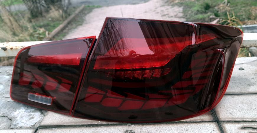 Задні ліхтарі на BMW 5 F10 2010-2016 FULL LED червоні Red 430399 фото